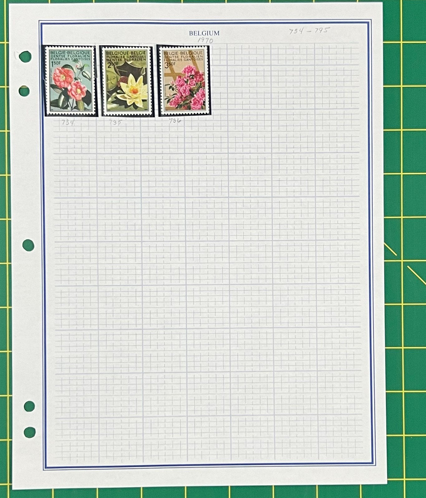 Belgium Mint & Used Stamp Collection on Album Pages ZAYIX 0825BB3730
