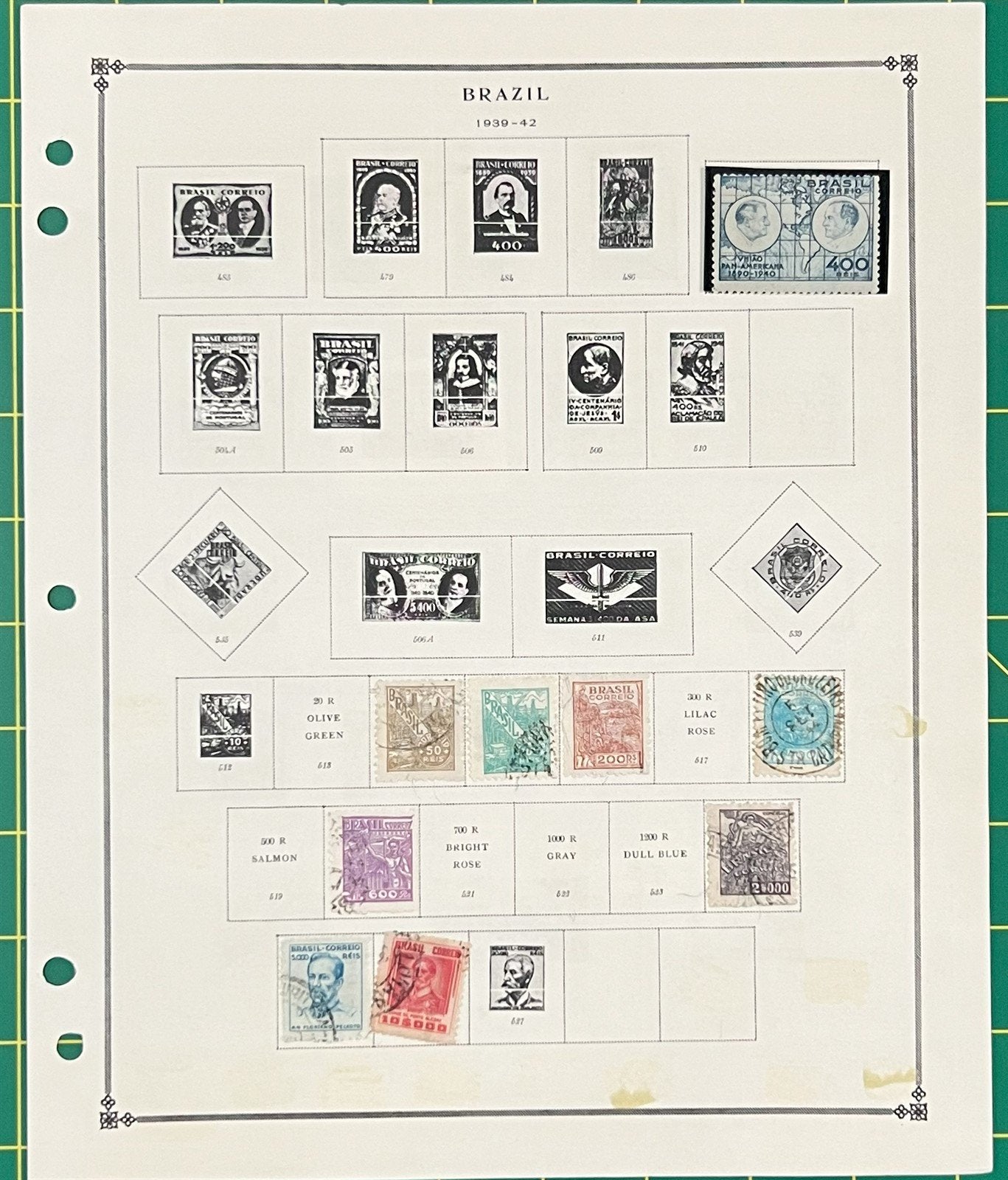 Brazil Mint & Used Stamp Collectionon Album Pages 1860s-1960s ZAYIX 0825BB3731