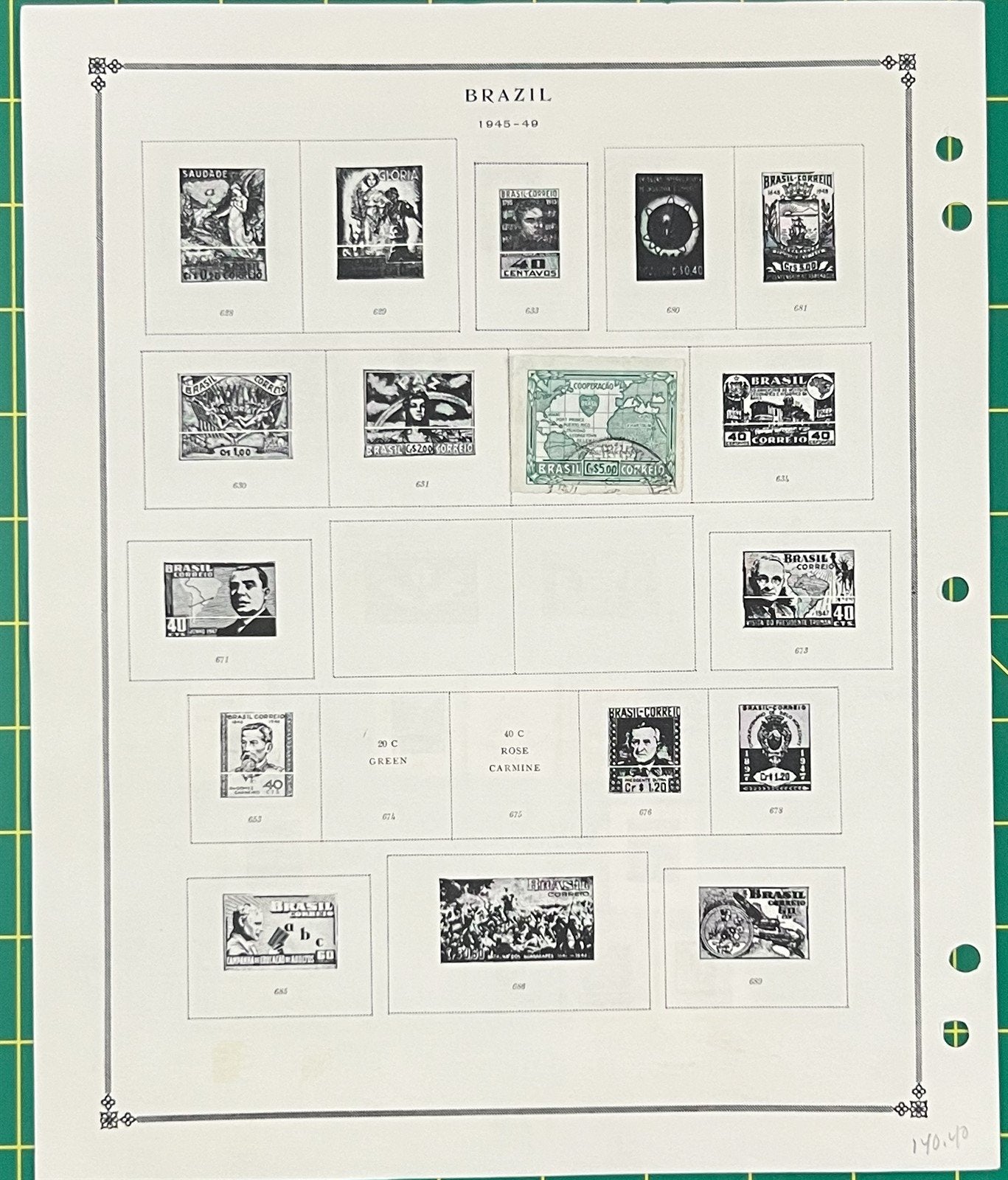 Brazil Mint & Used Stamp Collectionon Album Pages 1860s-1960s ZAYIX 0825BB3731