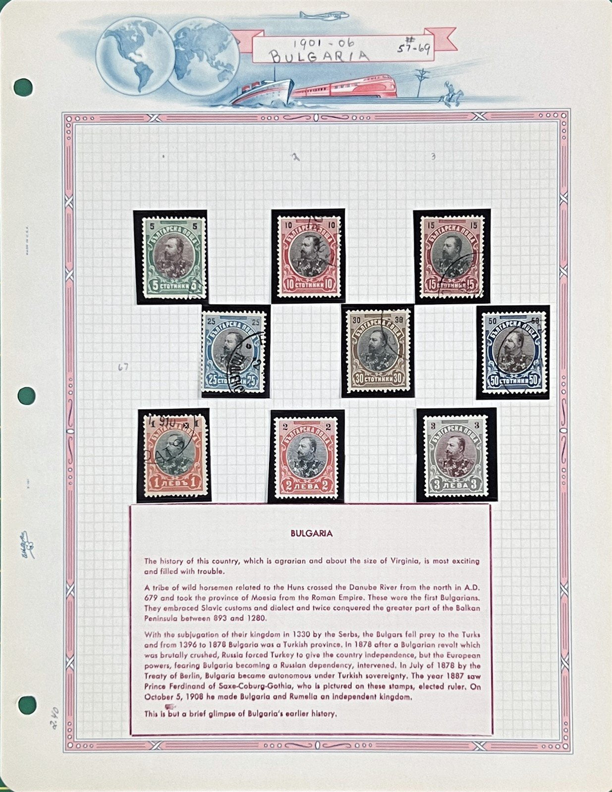 Bulgaria Mint & Used Stamp Collection on Album Pages $275 CV ZAYIX 0825BB3732