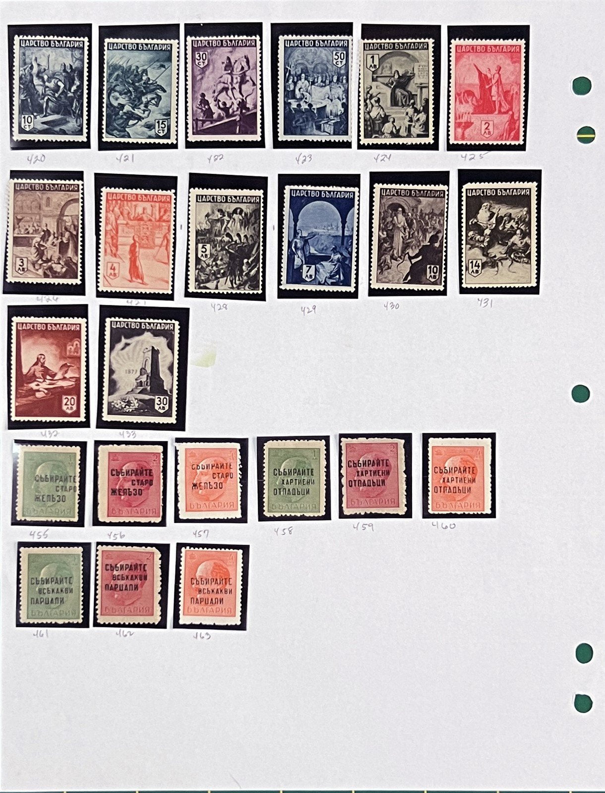 Bulgaria Mint & Used Stamp Collection on Album Pages $275 CV ZAYIX 0825BB3732