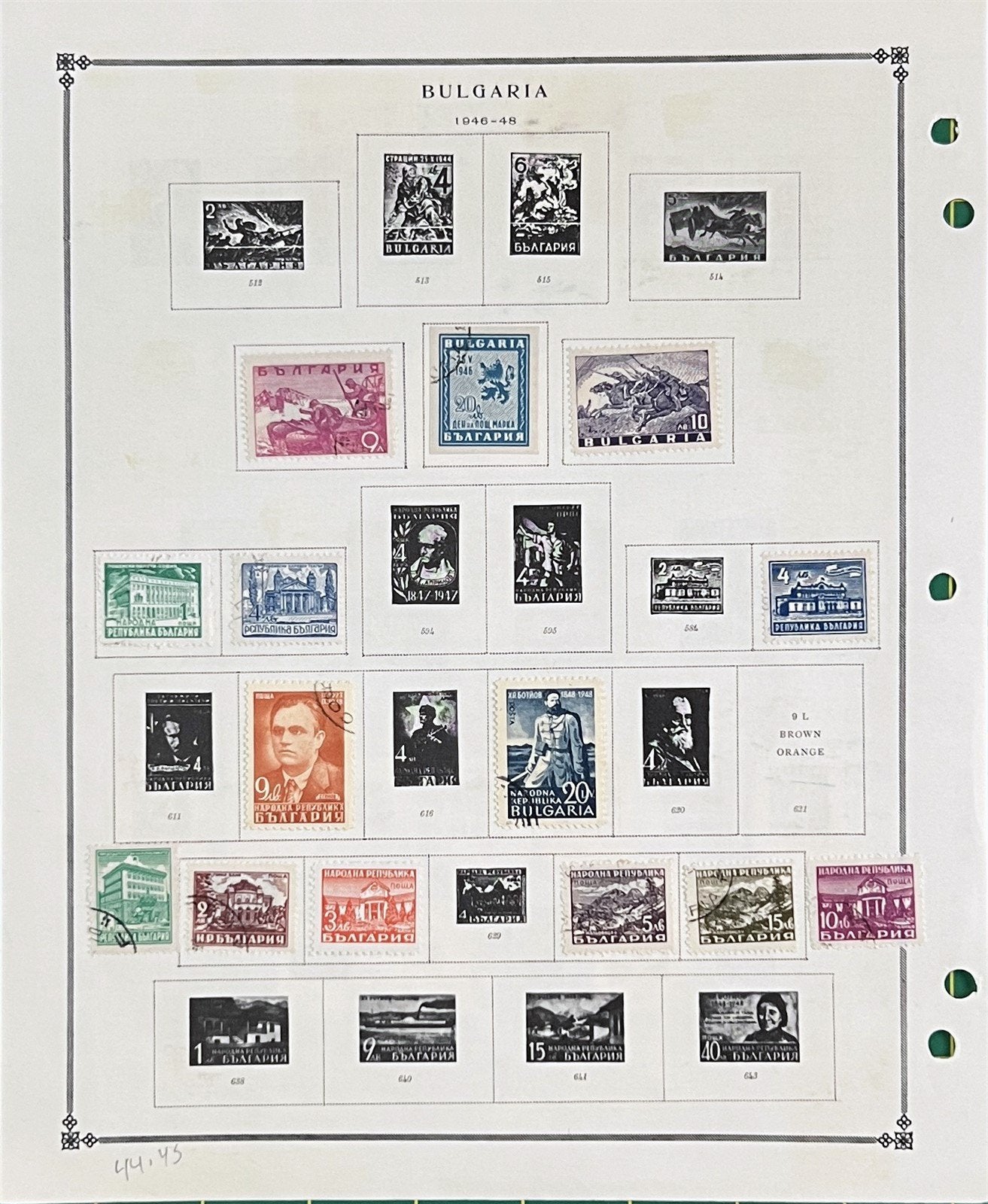 Bulgaria Mint & Used Stamp Collection on Album Pages $275 CV ZAYIX 0825BB3732