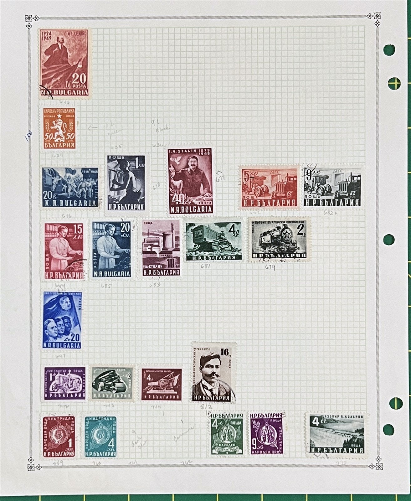 Bulgaria Mint & Used Stamp Collection on Album Pages $275 CV ZAYIX 0825BB3732