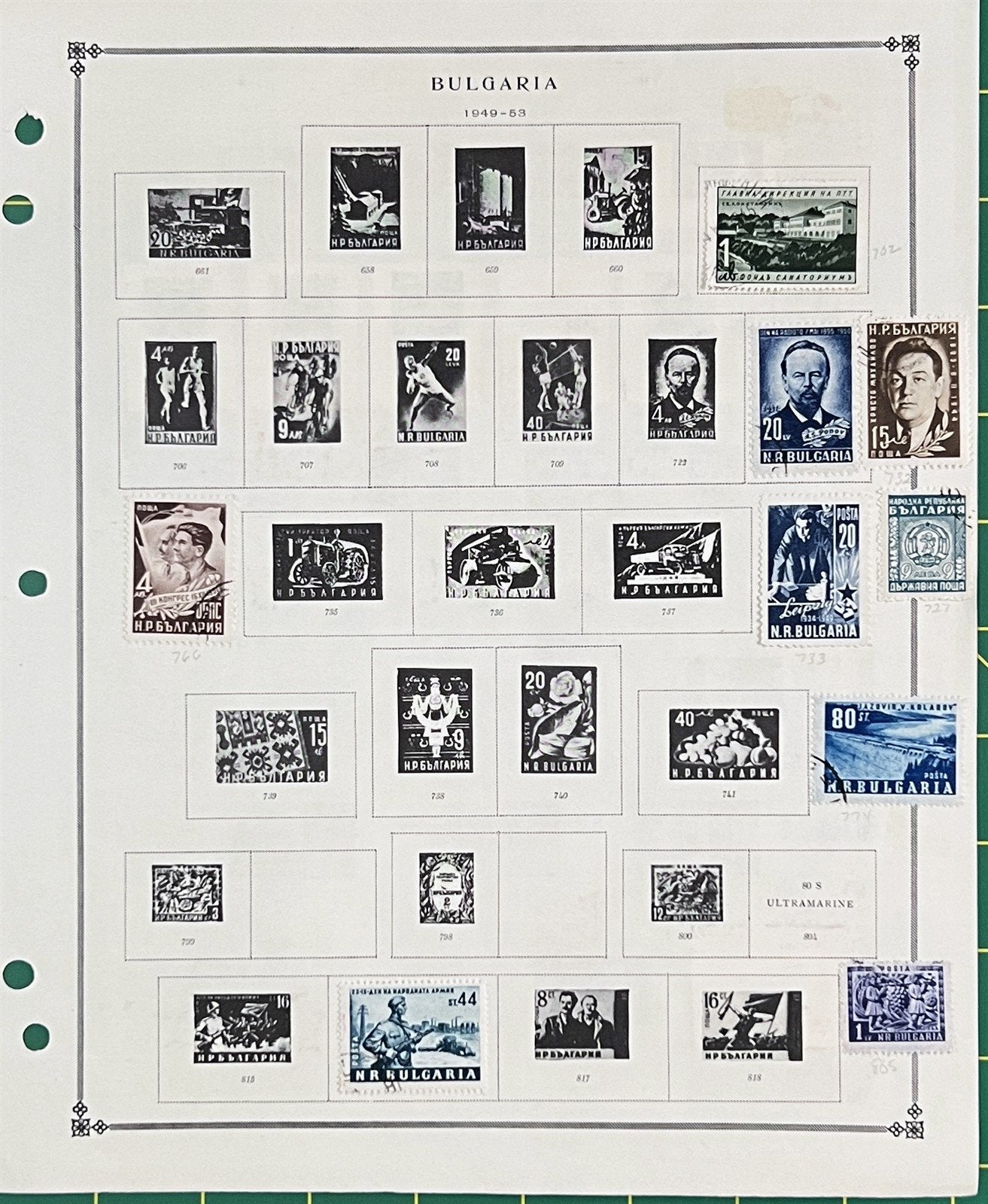 Bulgaria Mint & Used Stamp Collection on Album Pages $275 CV ZAYIX 0825BB3732