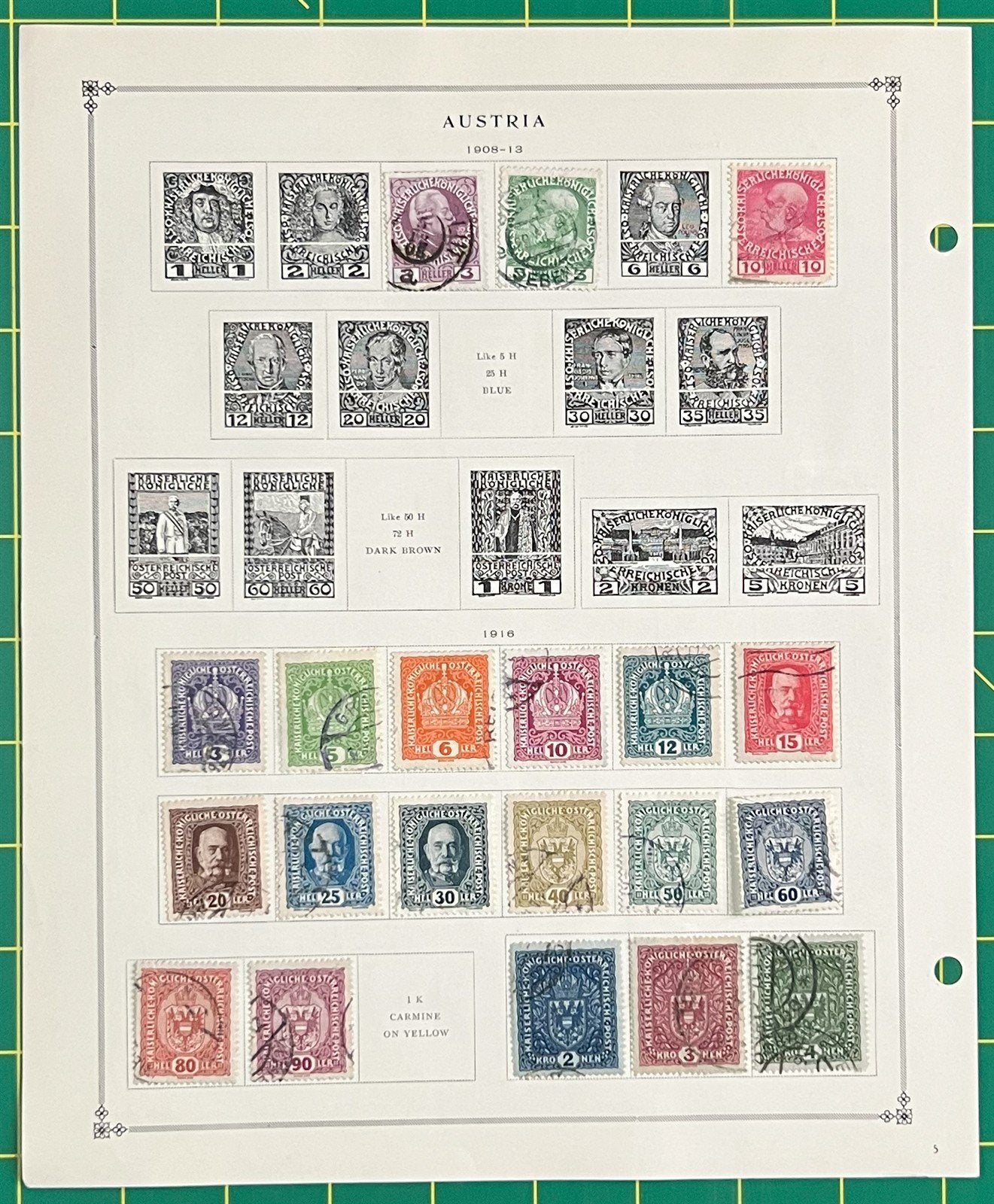 Austria Stamp Collection on Album Pages 130 stamps, $36 CV ZAYIX 0825BB3736