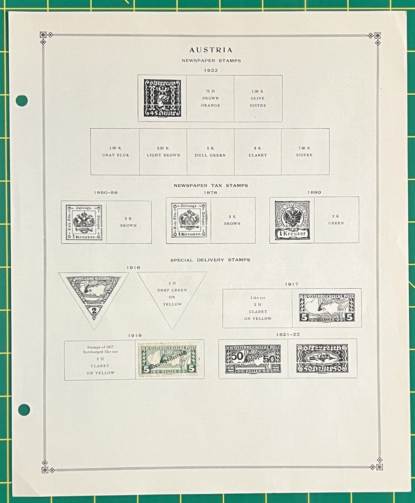 Austria Stamp Collection on Album Pages 130 stamps, $36 CV ZAYIX 0825BB3736