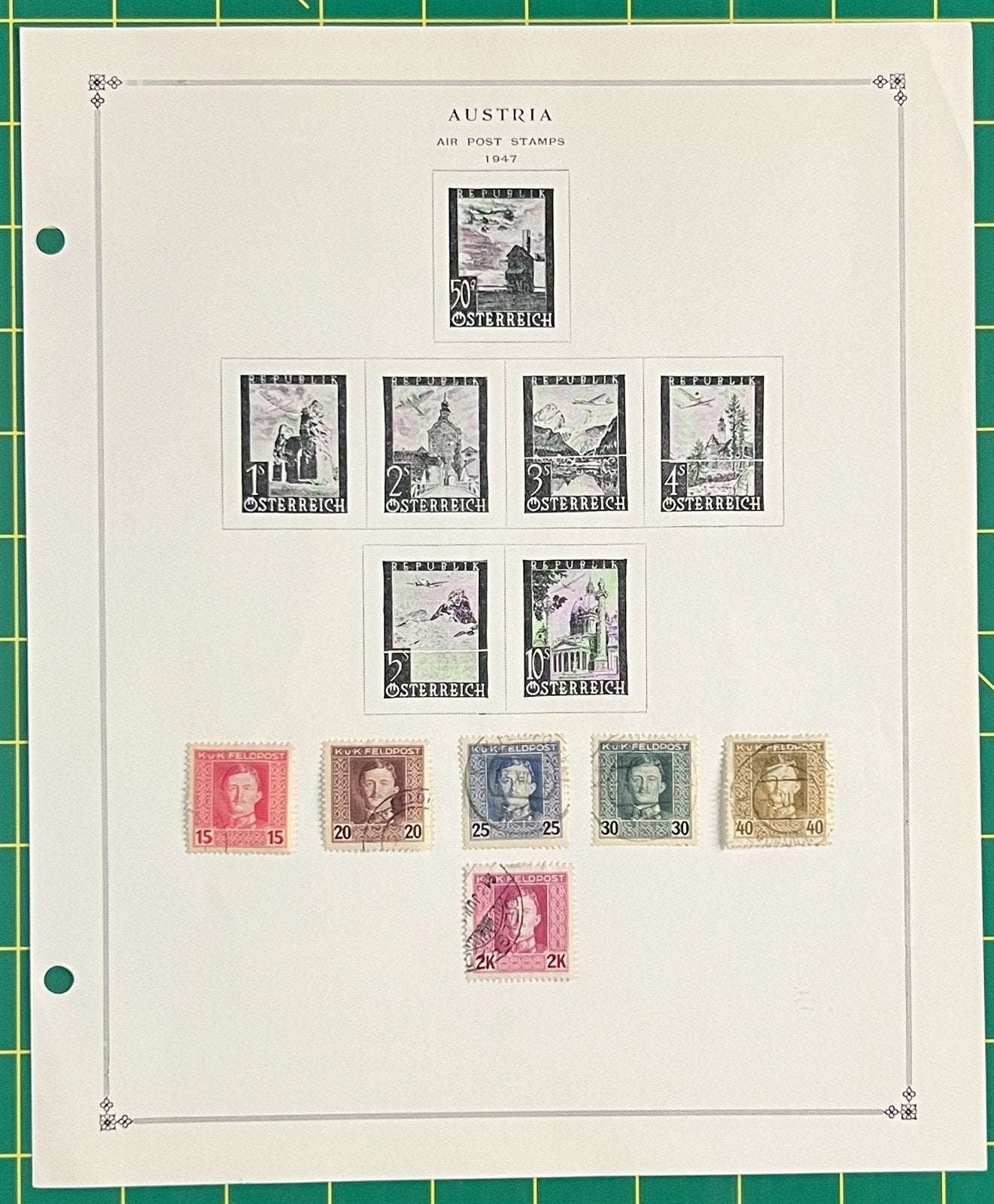 Austria Stamp Collection on Album Pages 130 stamps, $36 CV ZAYIX 0825BB3736