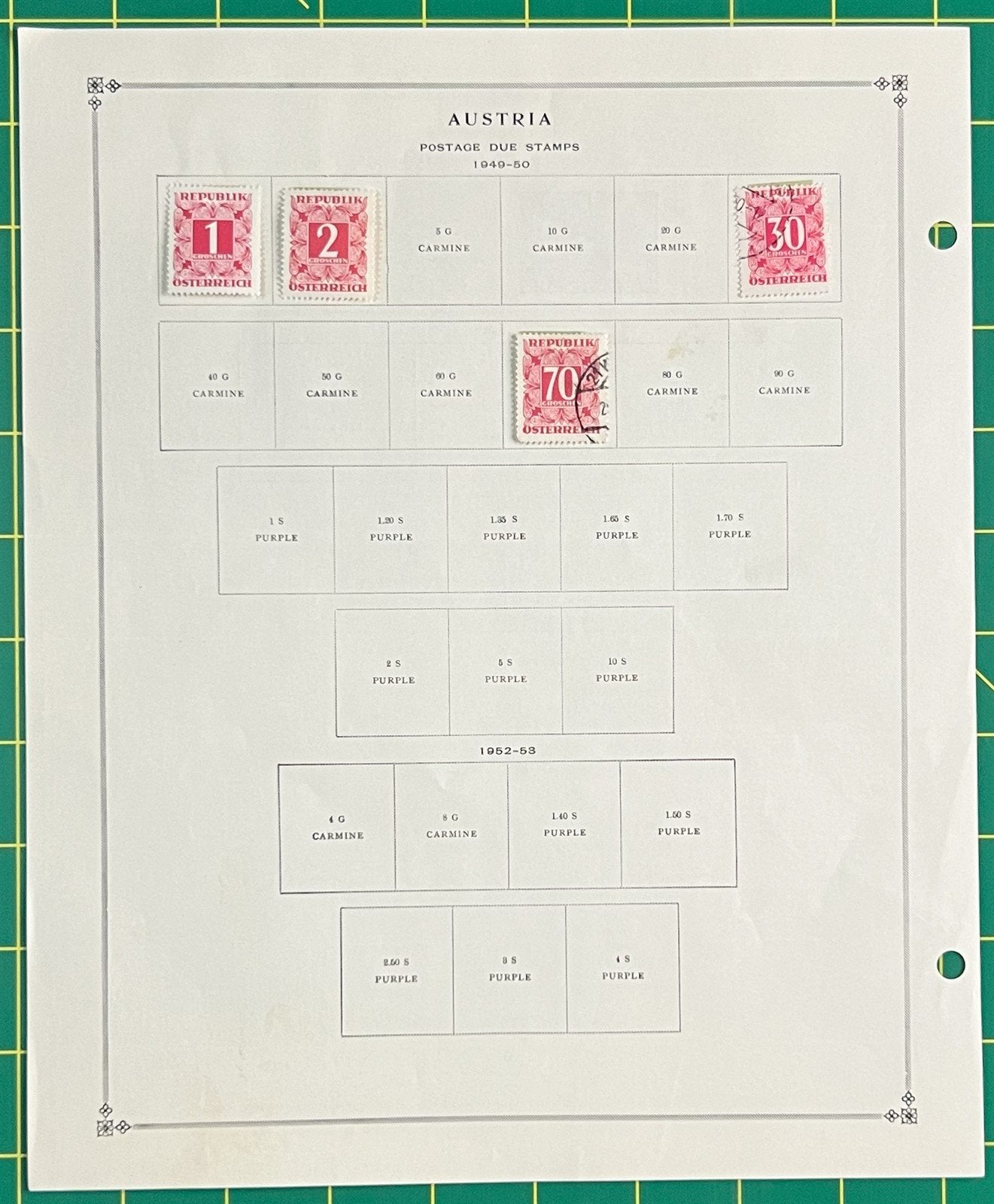 Austria Stamp Collection on Album Pages 130 stamps, $36 CV ZAYIX 0825BB3736
