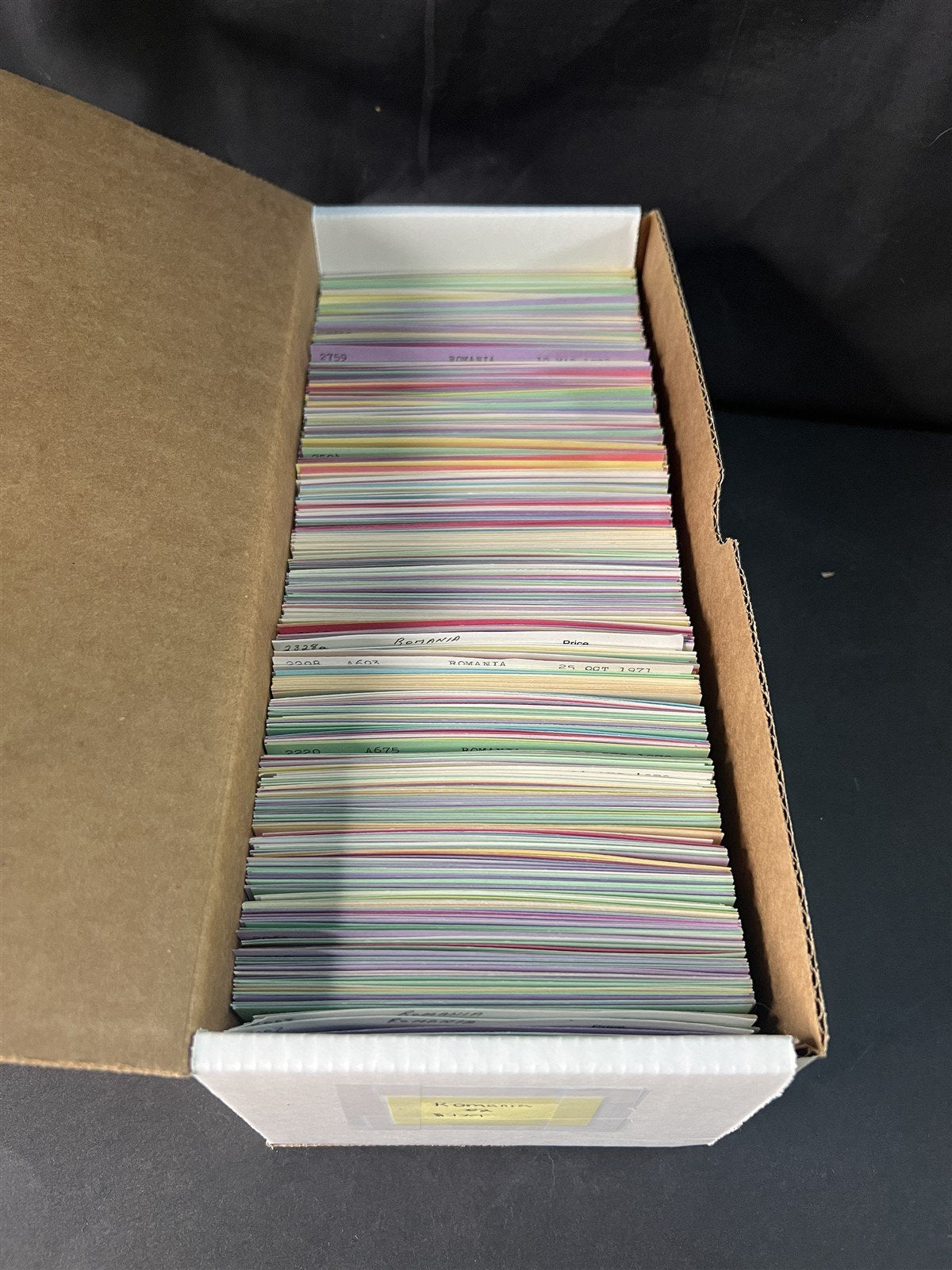 Romania Collection on Dealer Cards, identified by Scott# ZAYIX 0825G3860
