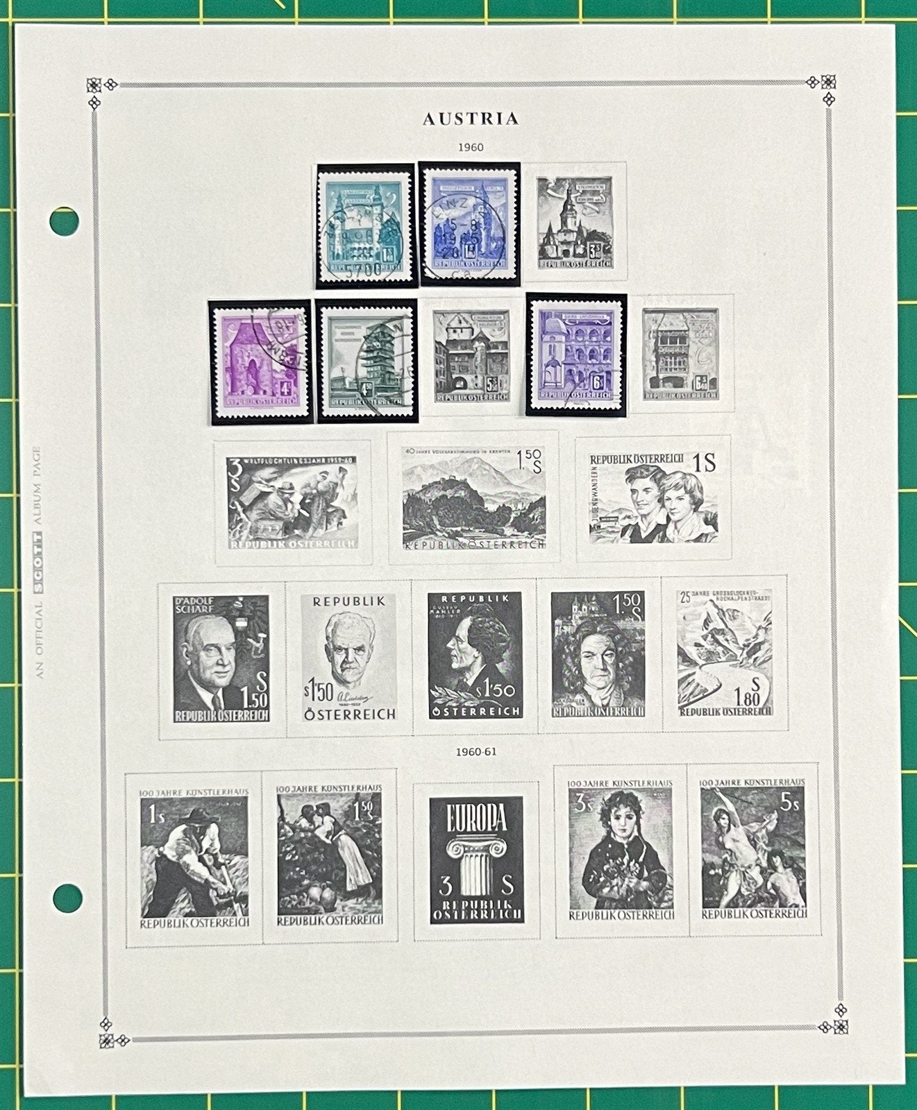Austria Classic Stamp Collection on Album Pages ZAYIX 0825CB4020