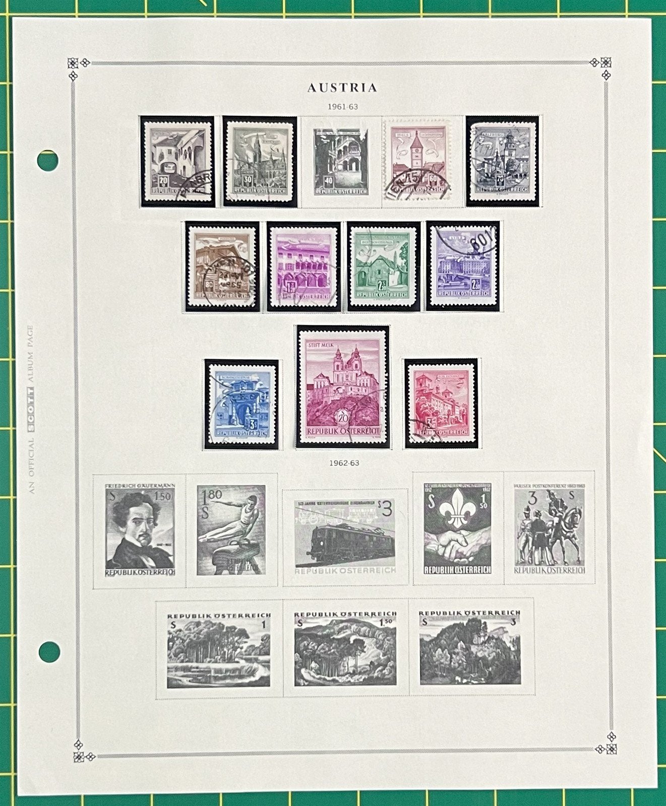 Austria Classic Stamp Collection on Album Pages ZAYIX 0825CB4020