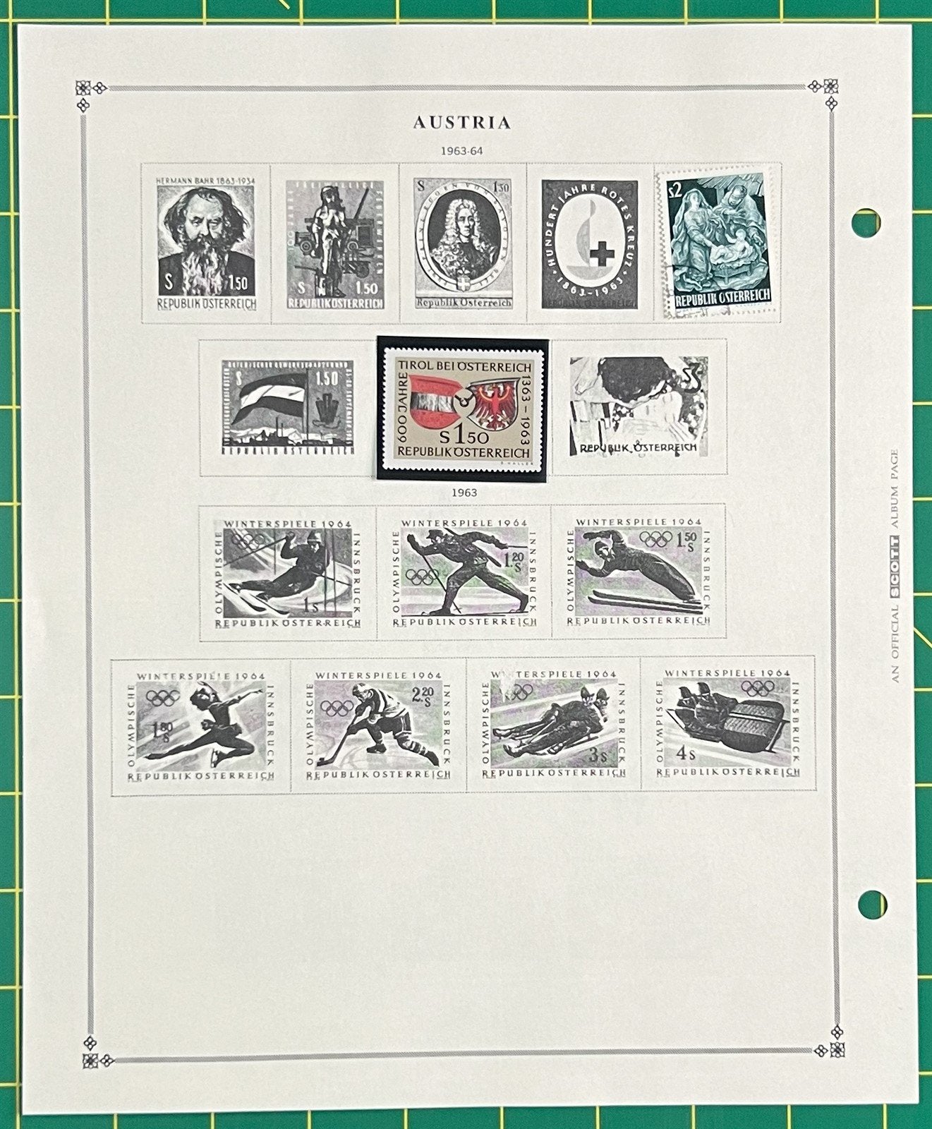 Austria Classic Stamp Collection on Album Pages ZAYIX 0825CB4020