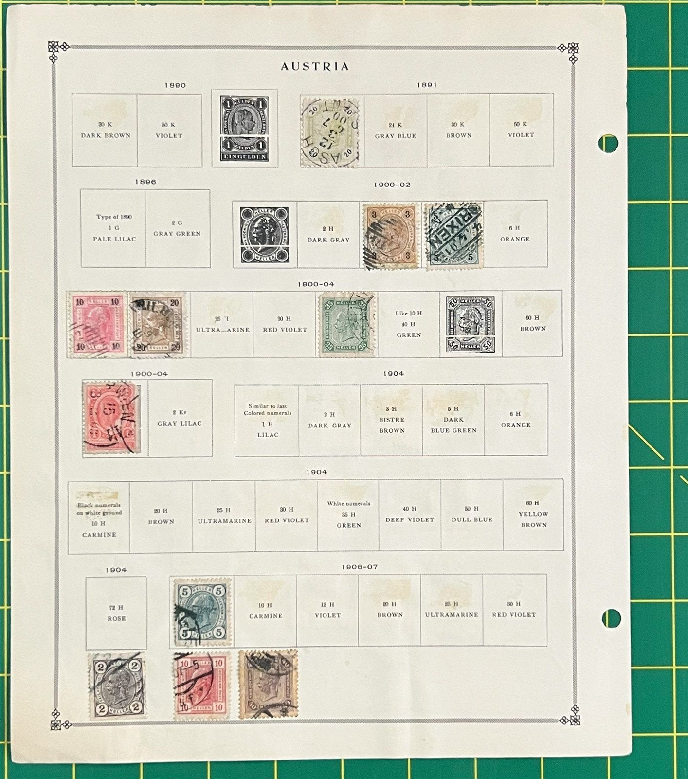 Austria Collection of 302 Stamps on Album Pages ZAYIX 0825SB4022