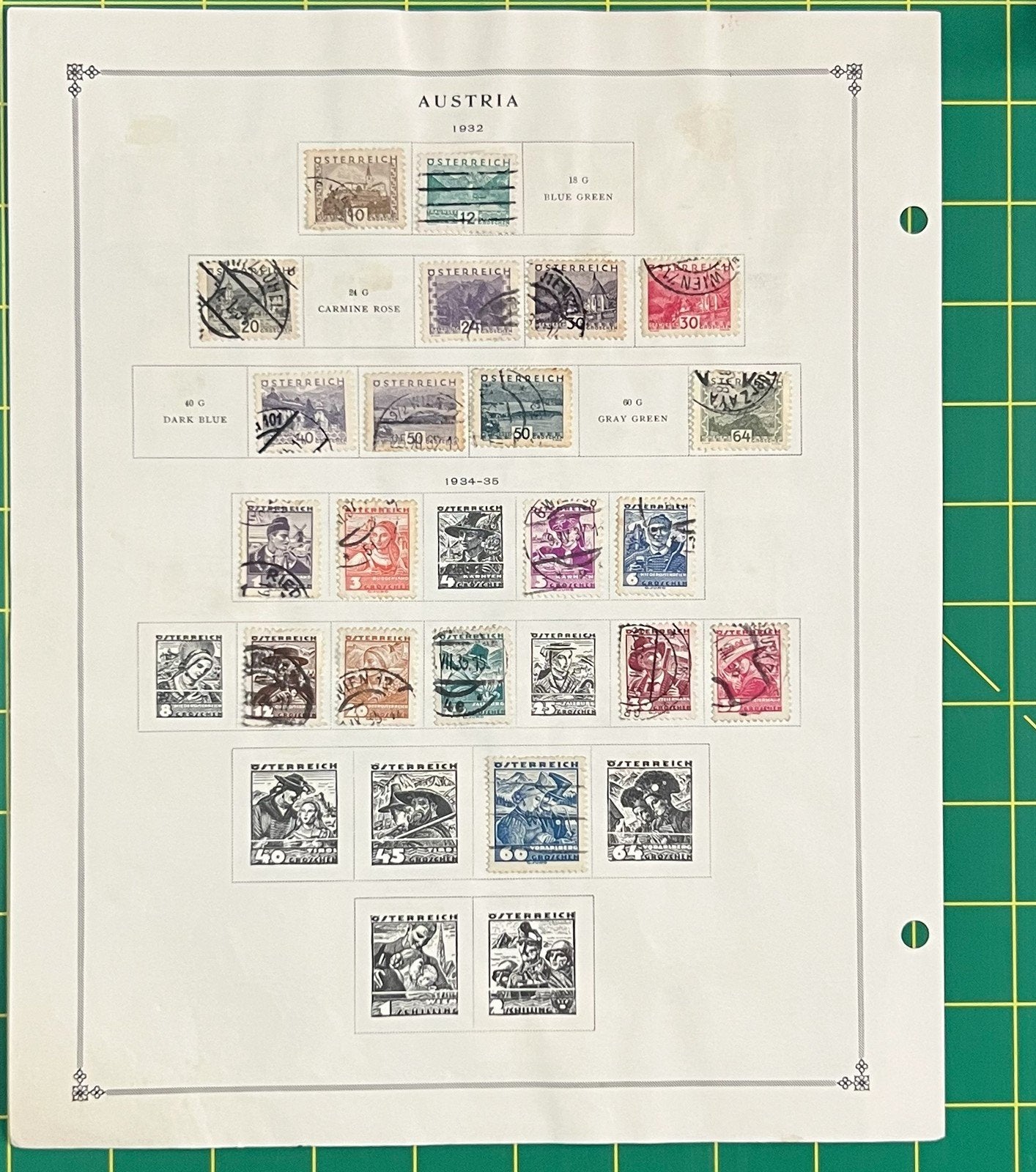 Austria Collection of 302 Stamps on Album Pages ZAYIX 0825SB4022