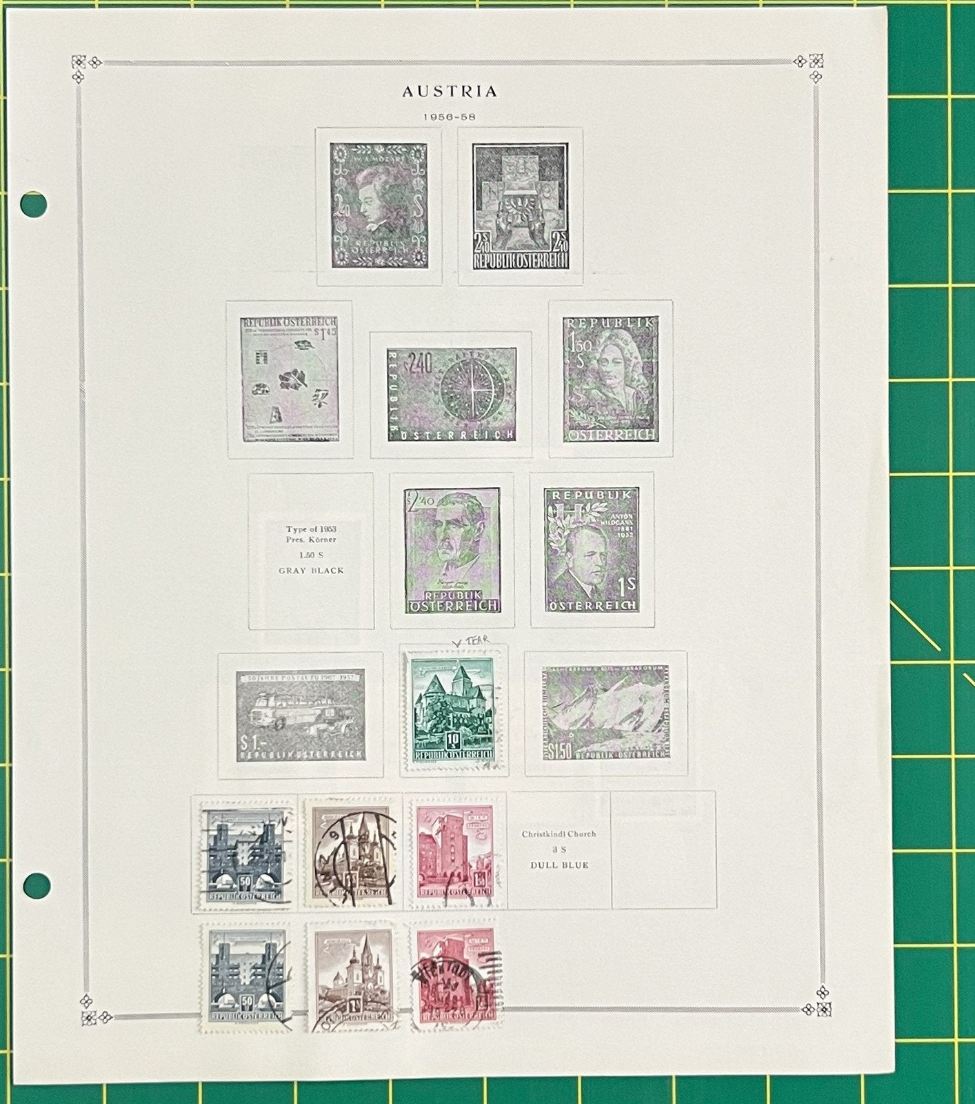 Austria Collection of 302 Stamps on Album Pages ZAYIX 0825SB4022