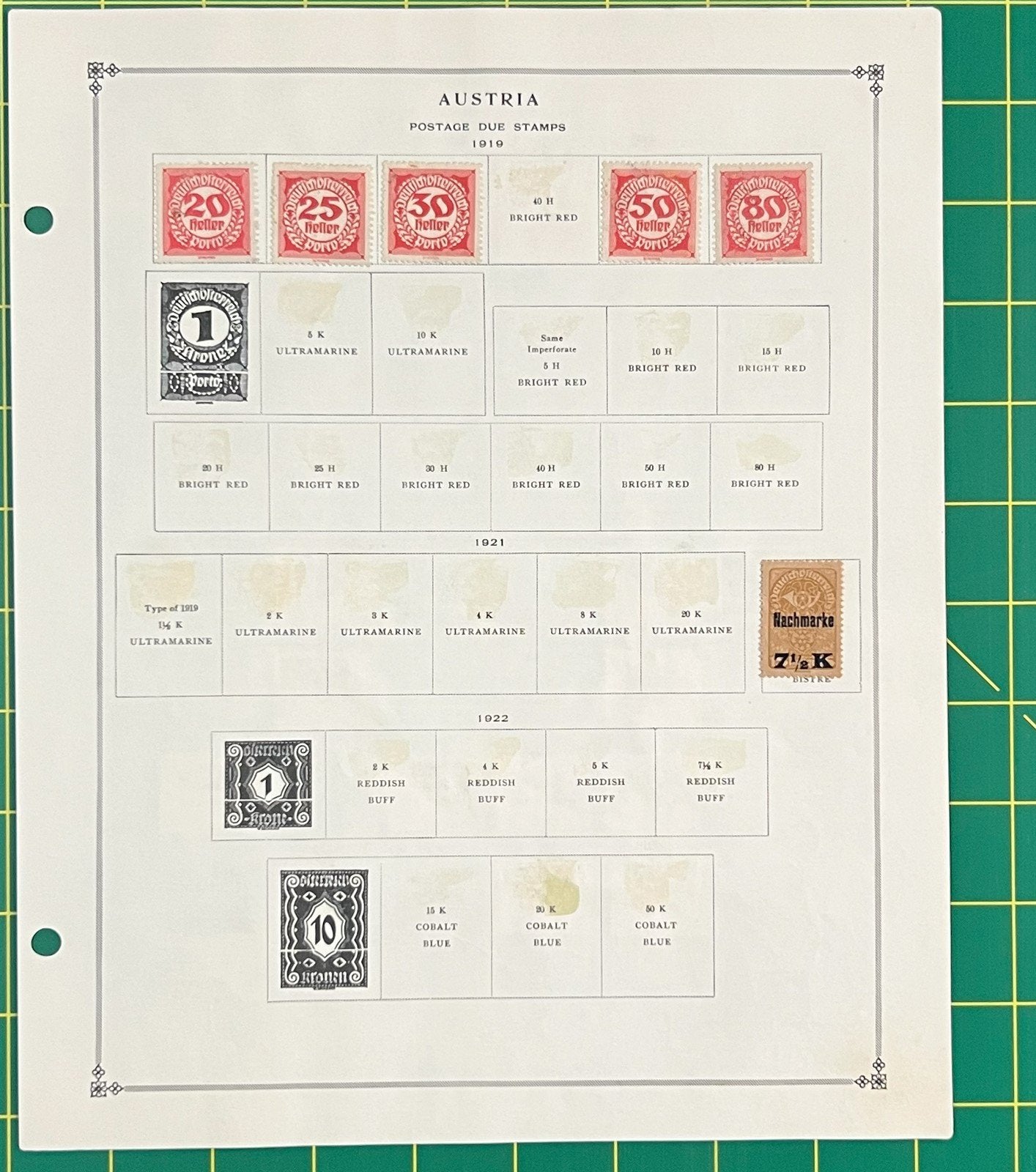 Austria Collection of 302 Stamps on Album Pages ZAYIX 0825SB4022
