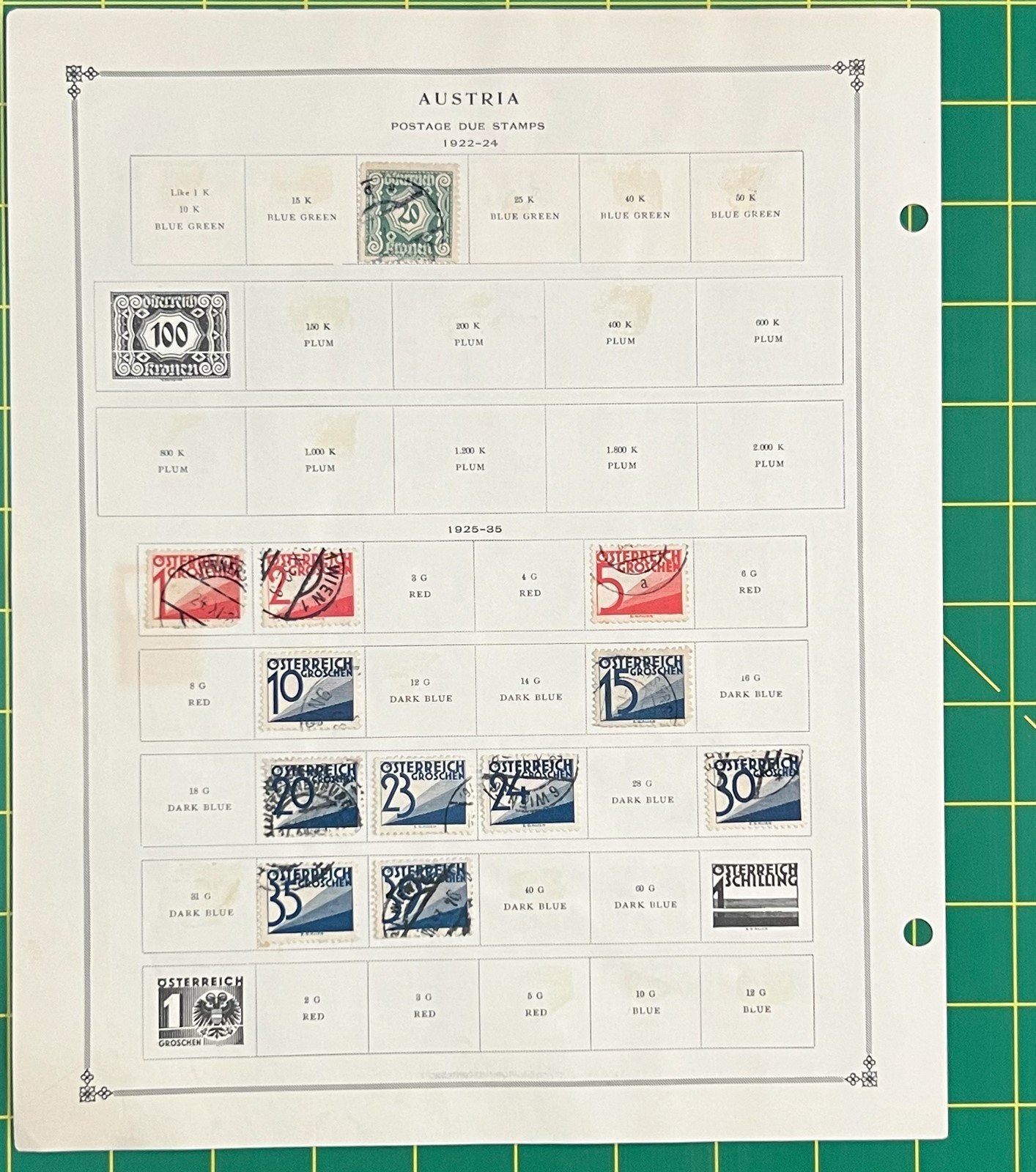 Austria Collection of 302 Stamps on Album Pages ZAYIX 0825SB4022