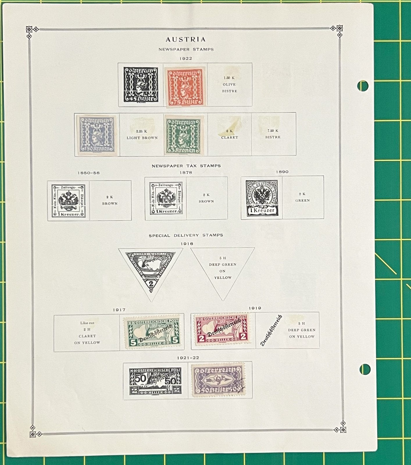 Austria Collection of 302 Stamps on Album Pages ZAYIX 0825SB4022