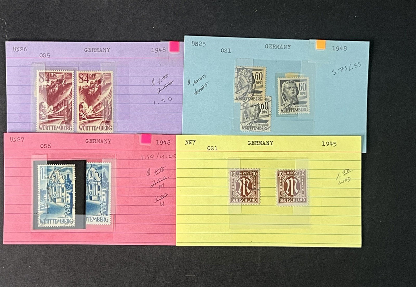 Germany Occupation & Berlin Collection Identified by Scott# ZAYIX 0825G4058