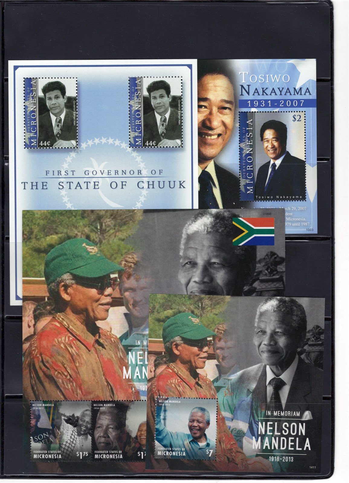 Micronesia MNH Presidents & Famous People Collection, 10 Pages ZAYIX 0825CB4239