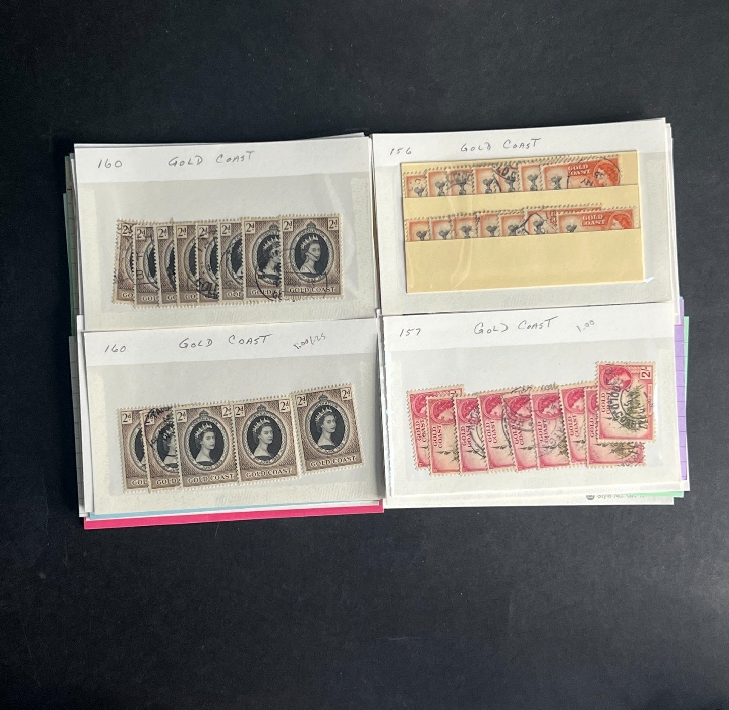 Gold Coast Stamp Collection Dealer Cards $216 CV Mint & Used ZAYIX
