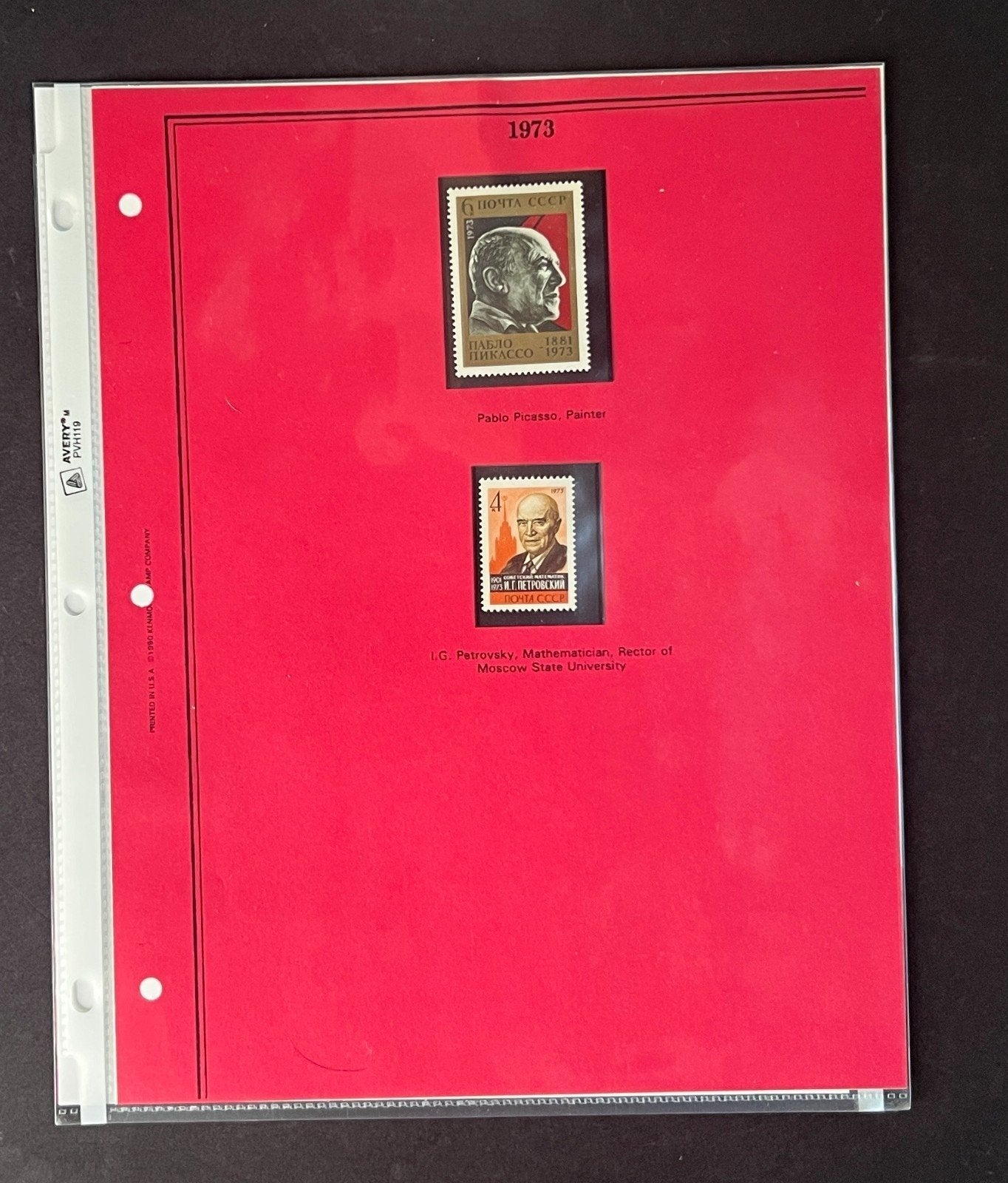 Russia 1973 Stamp Year Collection Album Pages $73 CV Mint/MNH ZAYIX
