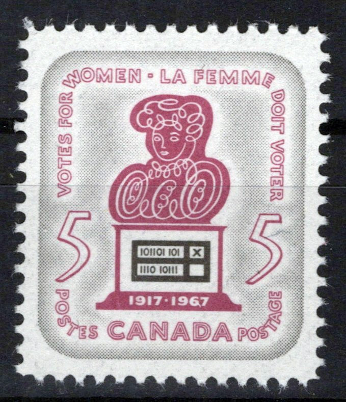 Canada 470 MNH Woman SuffrageZayix 1224S0005M