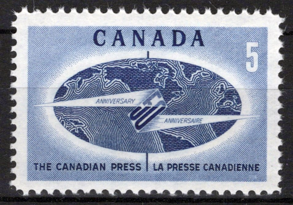 Canada 473 MNH Globe Communications NewsZayix 1224S0008M