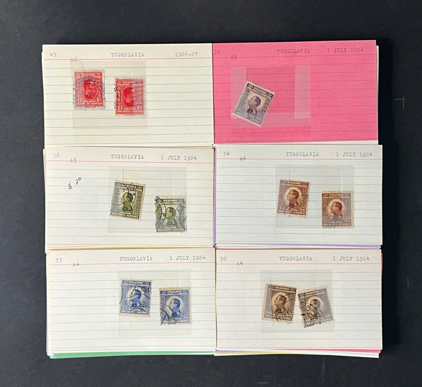 Yugoslavia Stamp Collection Dealer Cards $673 CV Mint & Used ZAYIX