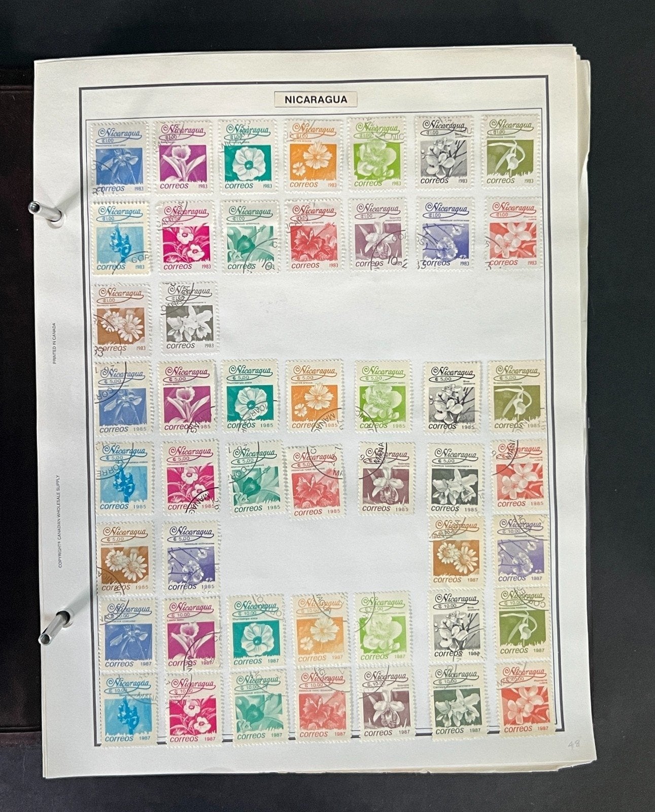 World Stamp Collection of Thousands Mint/Used N to R Countries in Album ZAYIX