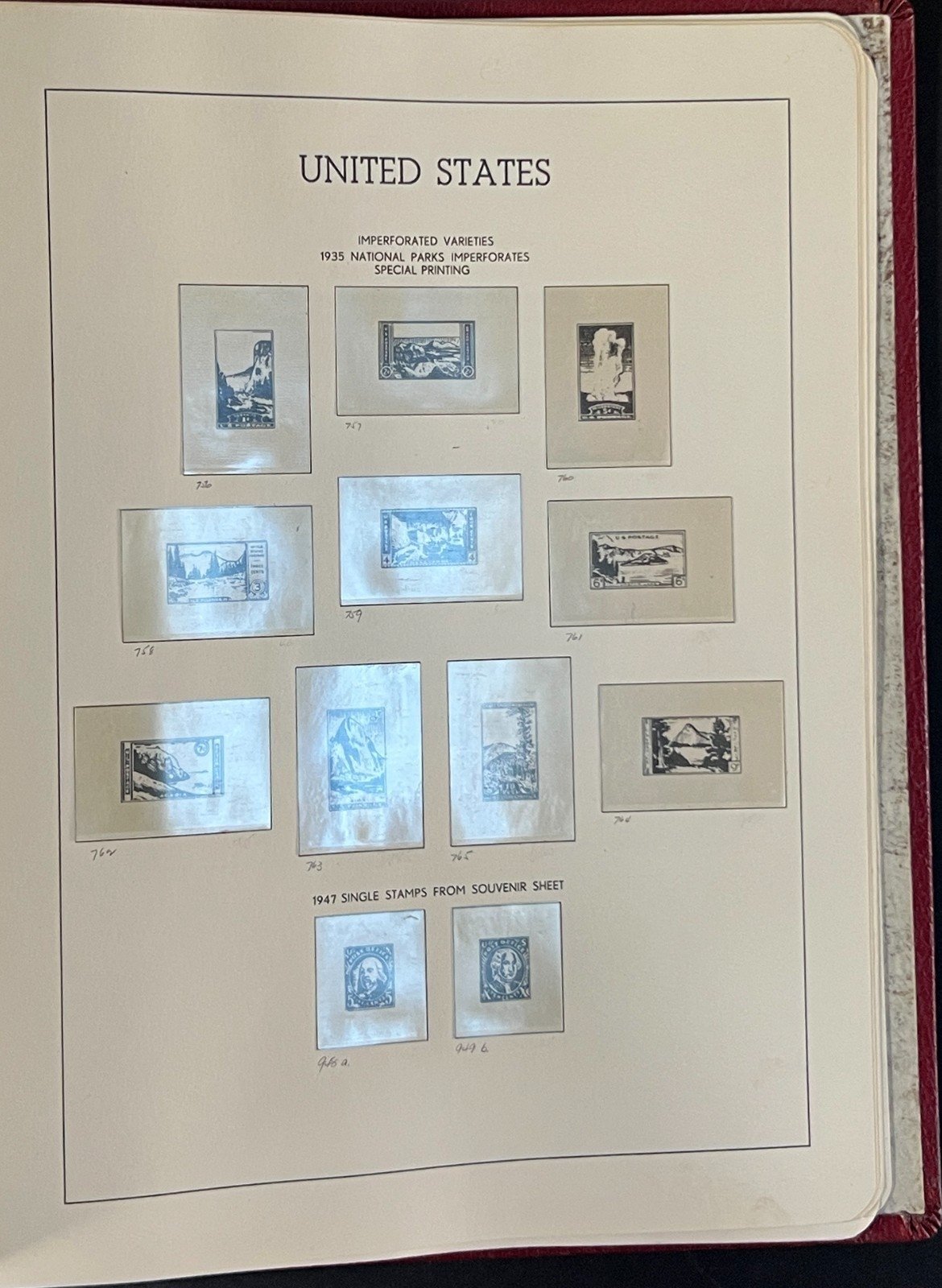 U.S. Hingeless Lighthouse Album 1851-1935 ZAYIX