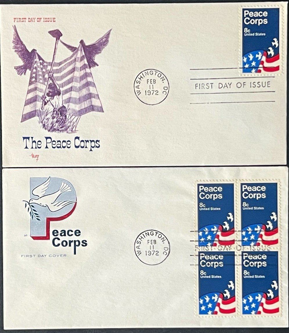 United States Peace Corps First Day Cover Collection FDC 1972 ZAYIX
