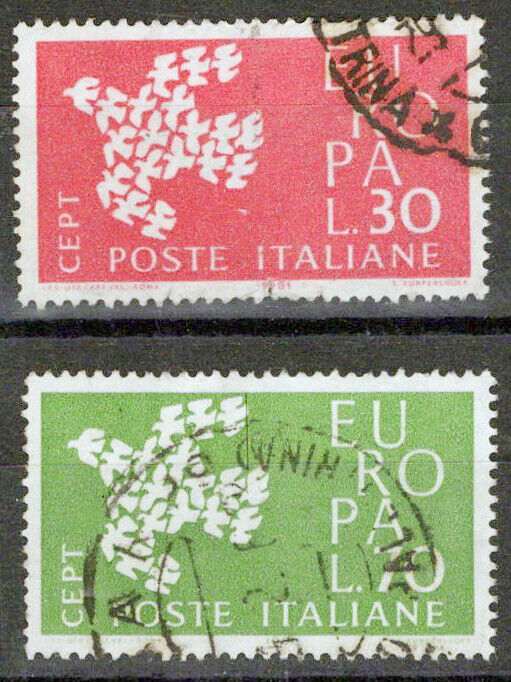 Italy 845-846 Used Europa / CEPT, birds ZAYIX 1223S0233M