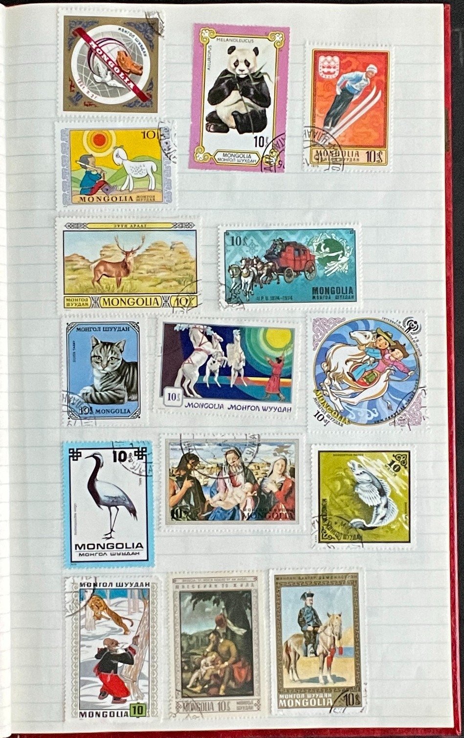 Communist Countries Stamp Collection Stock Book Hundreds of Stamps Used ZAYIX