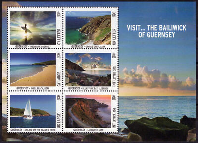 Guernsey 1165a MNH Seaside Views Tourism Sailboats ZAYIX 090223SM26