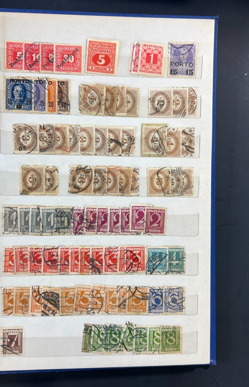 Austria & Offices Bosnia & Herzegovina Stamp Collection Stock Book Used ZAYIX