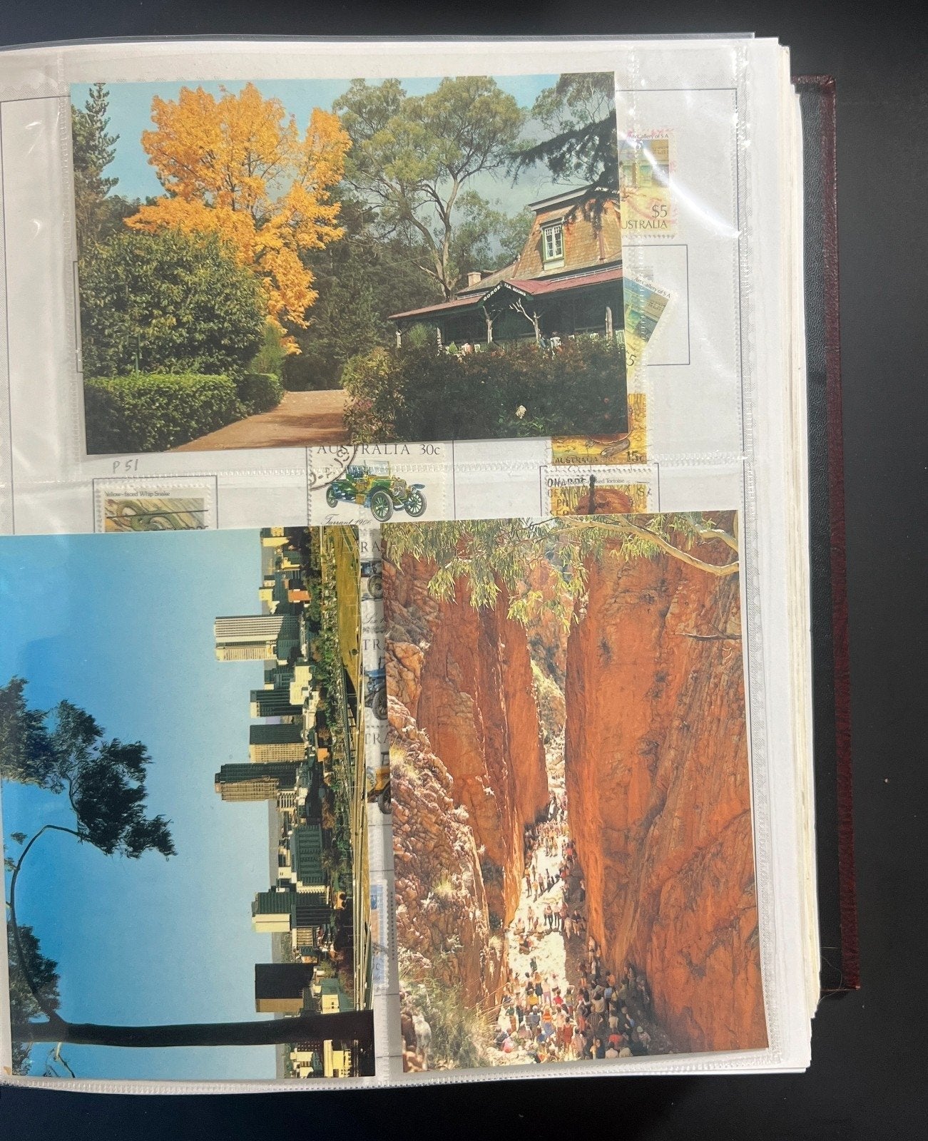 Australia & New Zealand Stamp Collection Minkus Specialty Album Used ZAYIX