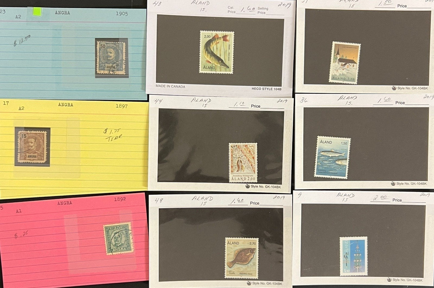 Europe Stamp Collection Dealer Cards Mint & Used Thousands of Stamps ZAYIX