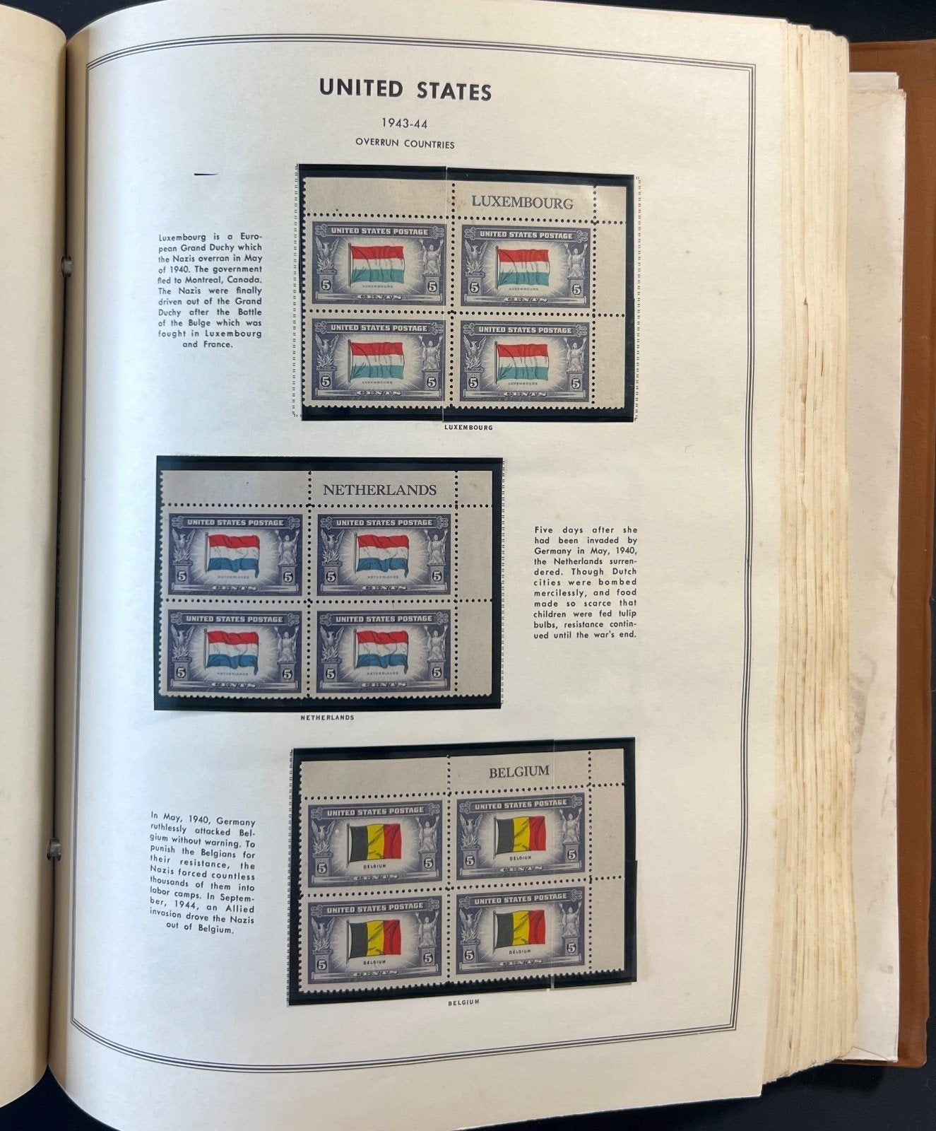 United States Plate Block Stamp Collection Harris Album (MNH) 1901-1963 ZAYIX