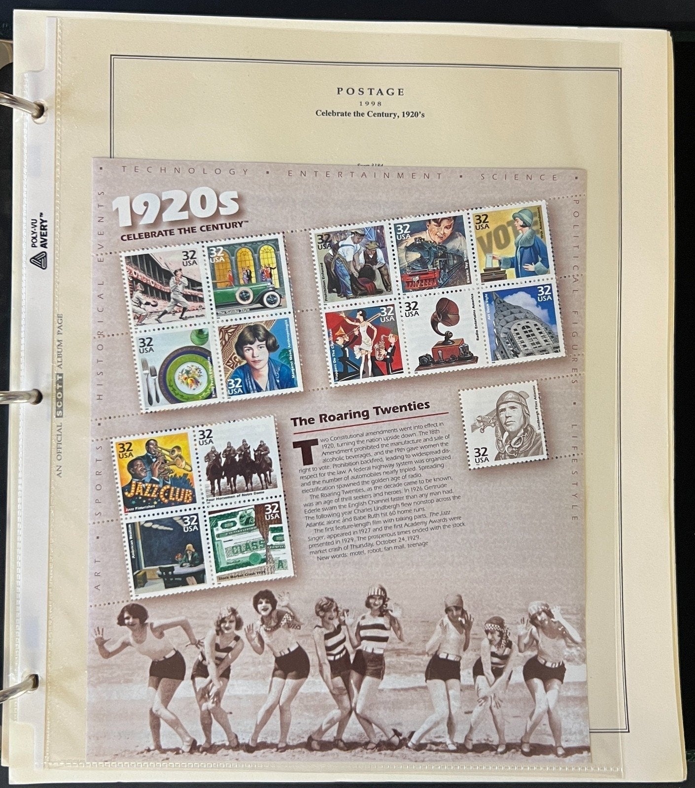United States Stamp Collection Scott Album Mint & Used 1995-2000 ZAYIX