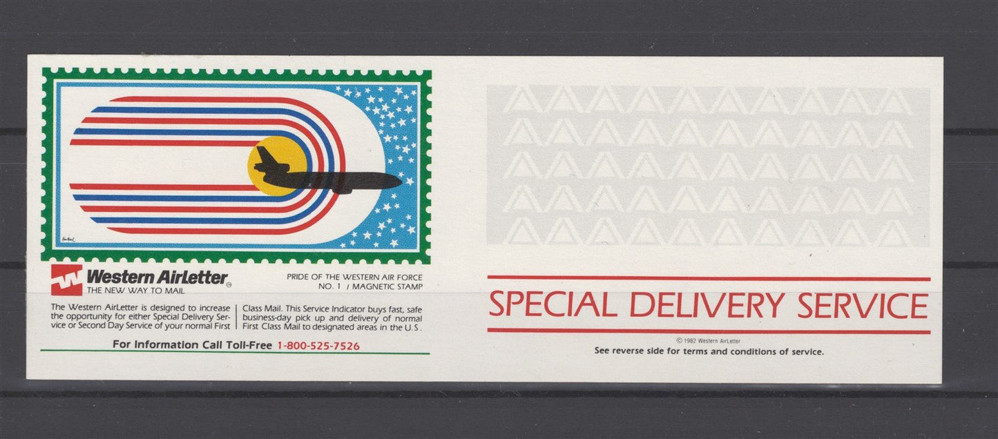 Western and Burlington Airletter, AirExpress Mail Express Stamp Collection ZAYIX