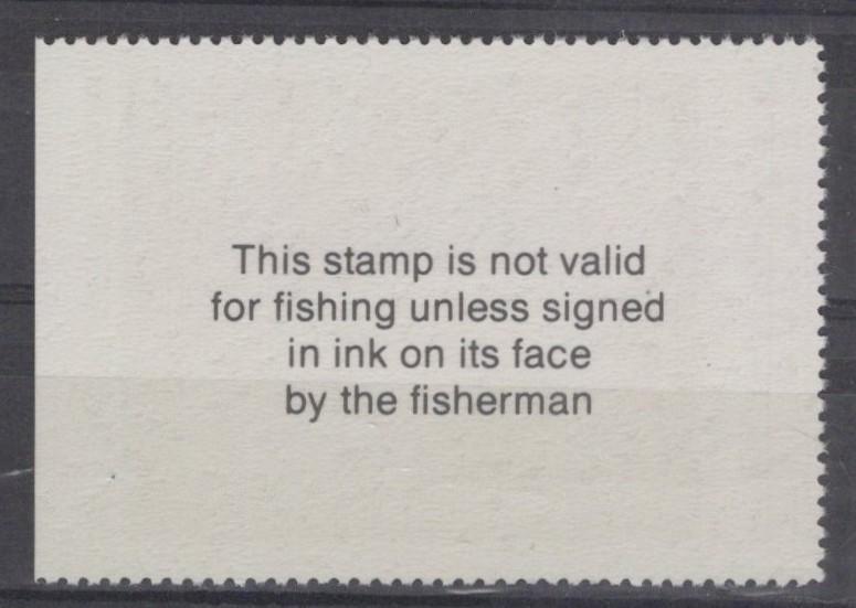Texas TXT3 MNH $5 Freshwater Trout 1988 Stamp License ZAYIX