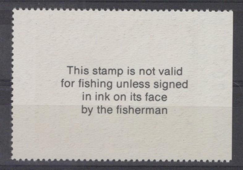 Texas TXT3 MNH $5 Freshwater Trout 1988 Stamp License ZAYIX