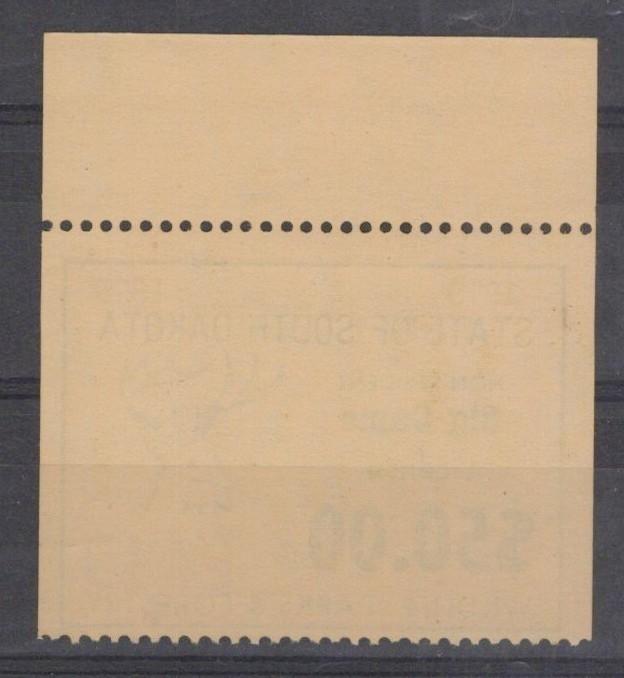 South Dakota SD-BGN21 MNH 1979 $50 Non-Resident Big Game License ZAYIX