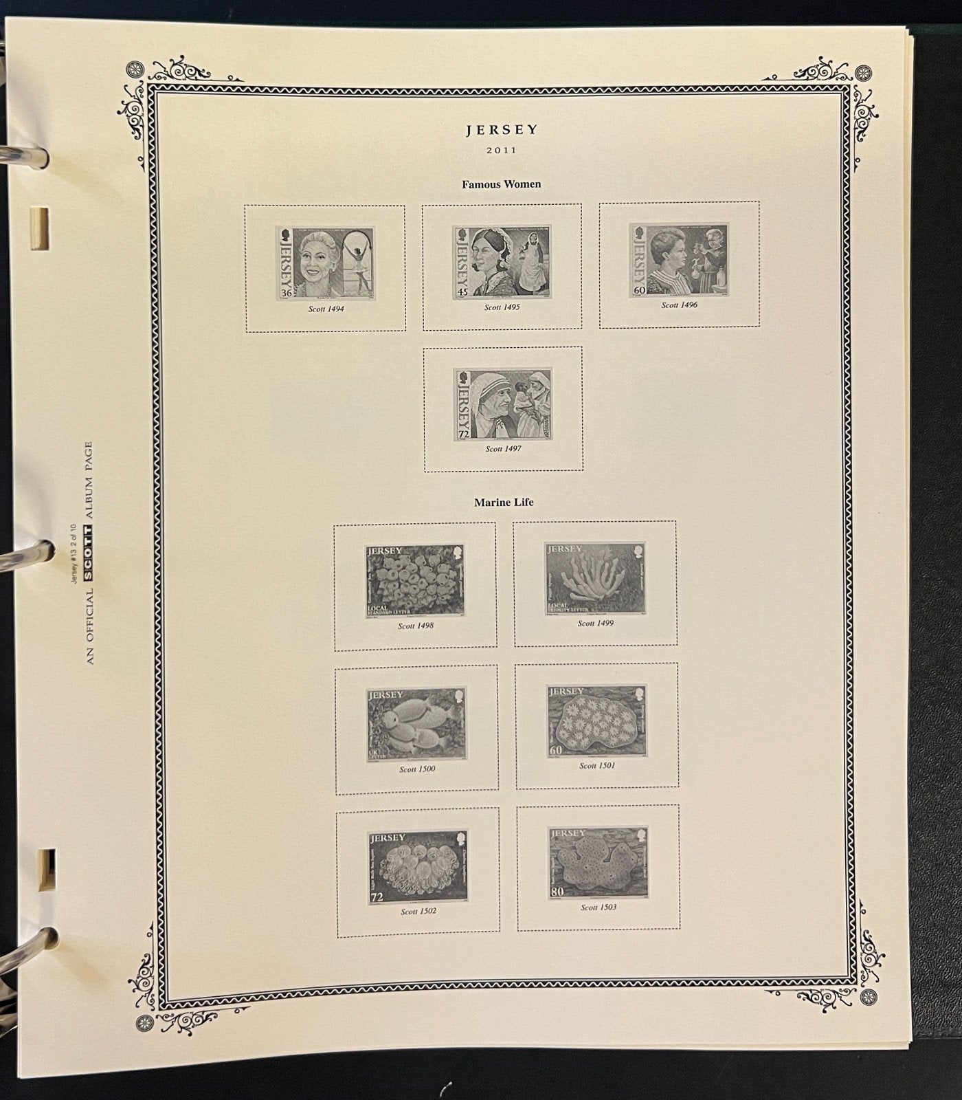 Jersey Stamp Album 2 Scott Specialty Binders & Slipcases 1958-2014 ZAYIX
