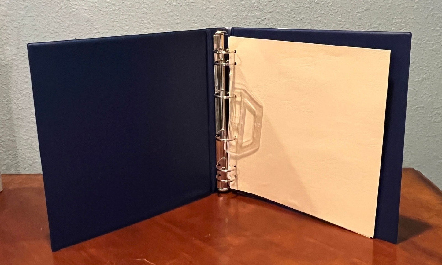 Schaubek Stamp Album 6-Ring Leatherette Binder & Slipcase ZAYIX
