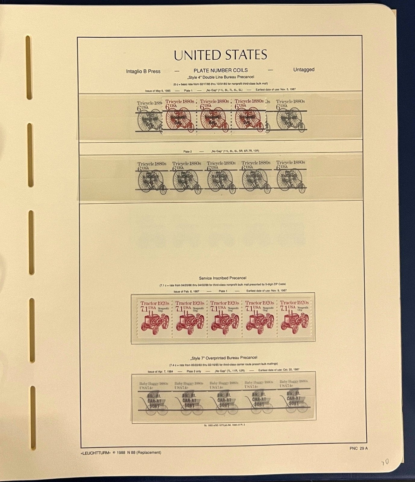 United States Stamp Collection Schaubek Album MNH 1991-1993 ZAYIX