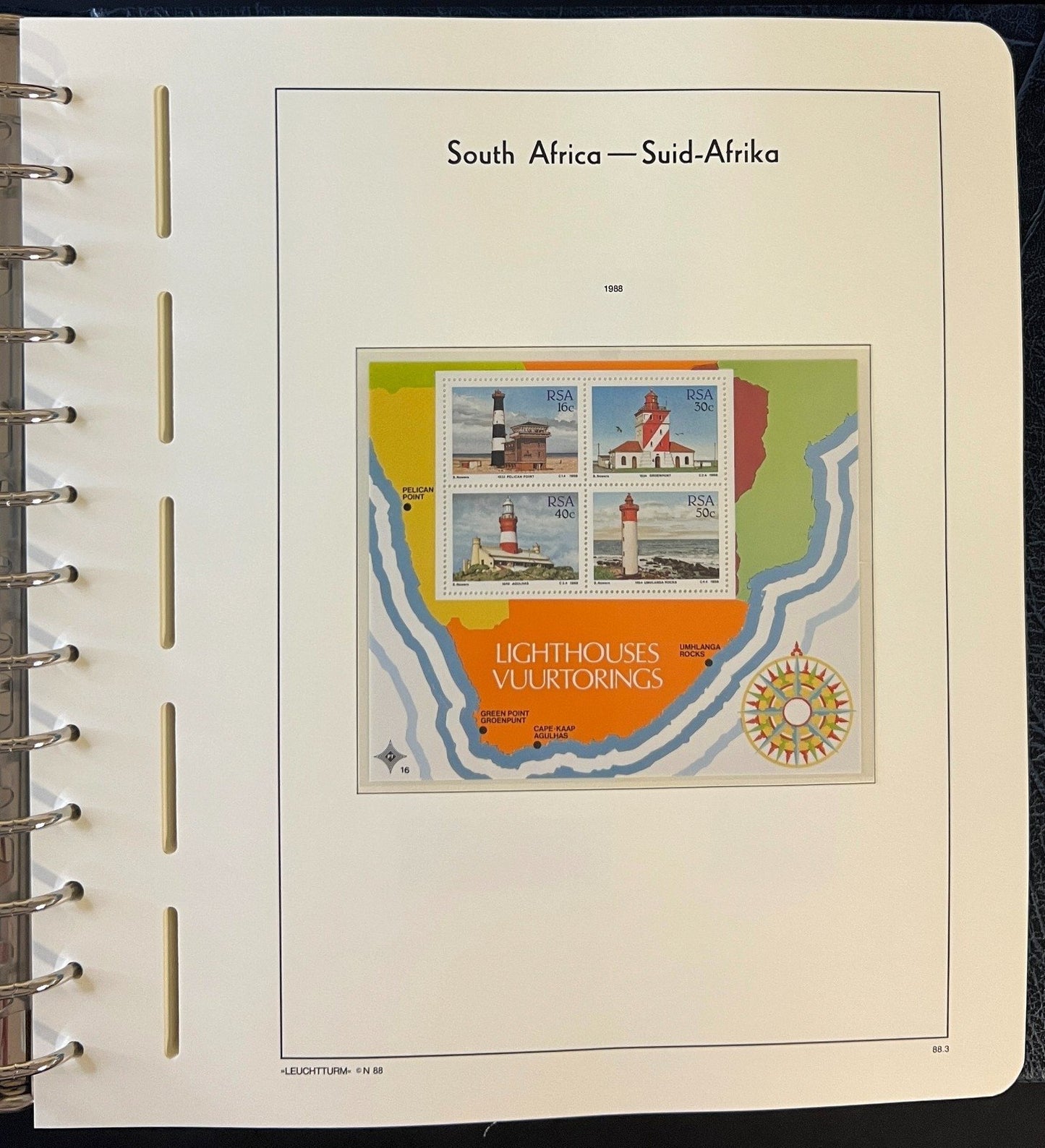 Republic Of South Africa Stamp Collection Lighthouse Album MNH 1982-2000 ZAYIX