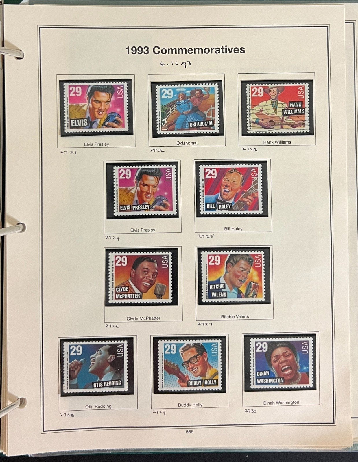 United States 1985-1993 Stamp Collection Mystic Album Mint & Used ZAYIX