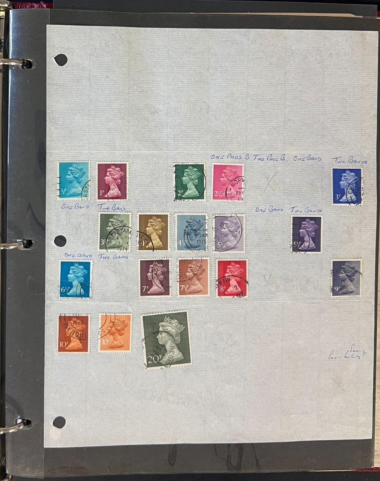 Machin & British Commonwealth Stamp Collection 2 Albums Mint & Used ZAYIX